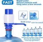 Water Bottles Pump Blue Manual Hand Pressure xiph trade product