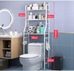 3 Tier Metal Toilet Storage Rack (White) xiph trade product