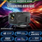 HY320 Mini Portable Auto Keystone Projector xiph trade product