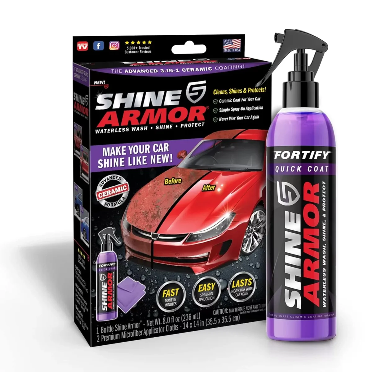 Fortify Quick Coat Ceramic Coating – Car Wax xiph trade product