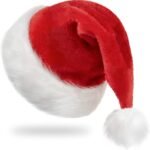 Hat Fluffy Santa Hat Xmas Holiday xiph trade product
