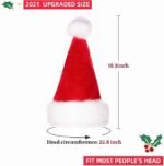Hat Fluffy Santa Hat Xmas Holiday xiph trade product