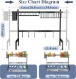 Over The Sink Dish Drying Rack, Width xiph trace product