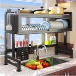 Heavy Duty Over The Sink Dish Drying, 3 Tier Metal xiph trade product