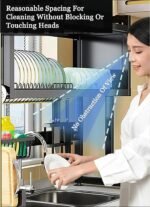 Heavy Duty Over The Sink Dish Drying, 3 Tier Metal xiph trade product