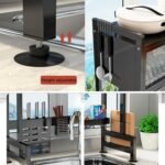 Heavy Duty Over The Sink Dish Drying, 3 Tier Metal xiph trade product