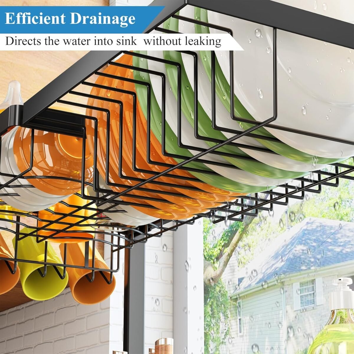 Over The Sink Dish Drying Rack, Width xiph trace product